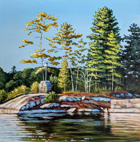 To The Point - original painting by Rosalyn Insley