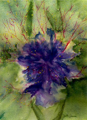 Remember the Wild Iris - original painting by Leith Channen