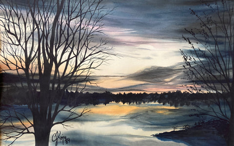 Skootamatta Sunset - Original Julie Kojro
