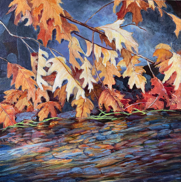 In the Drink - original painting by Valerie Spence Hounsell