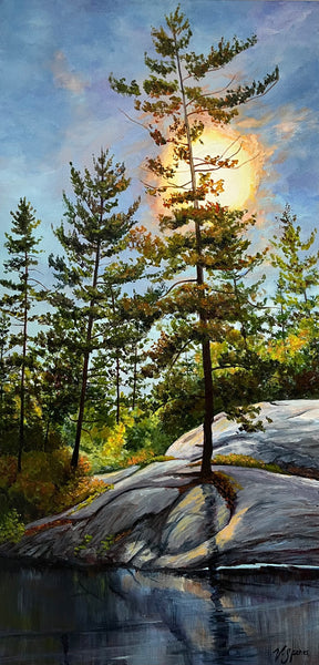 The Halo Effect - original painting by Valerie Spence Hounsell