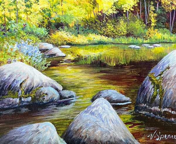 Seeing the Light - original painting by Valerie Spence Hounsell