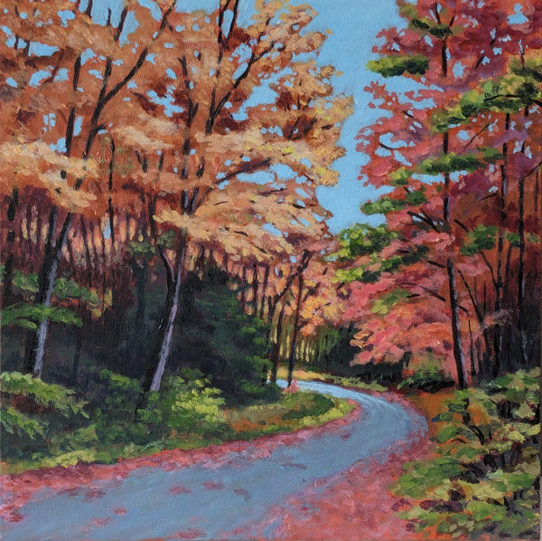 Oh the Colours - original painting by Rosalyn Insley