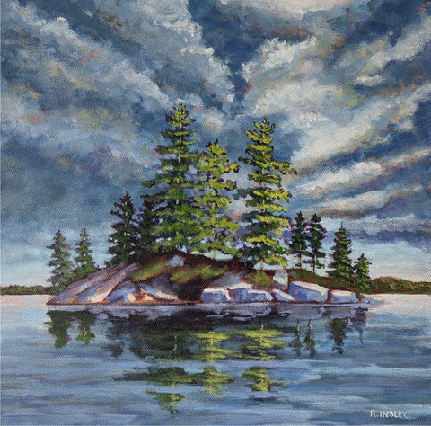 After the Storm - original painting by Rosalyn Insley