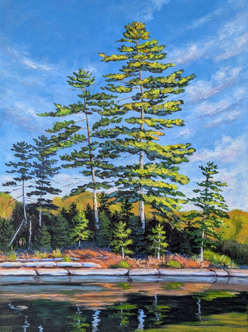 The Mothering Tree - original painting by Rosalyn Insley