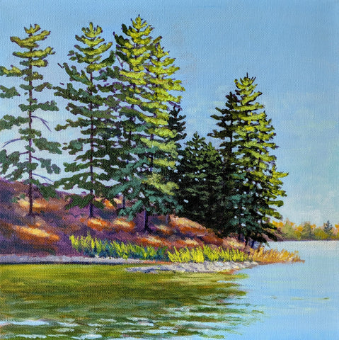 Bright Point - original painting by Rosalyn Insley