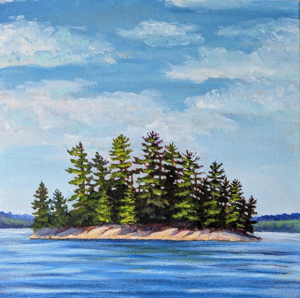 Going with the Flow - original painting by Rosalyn Insley