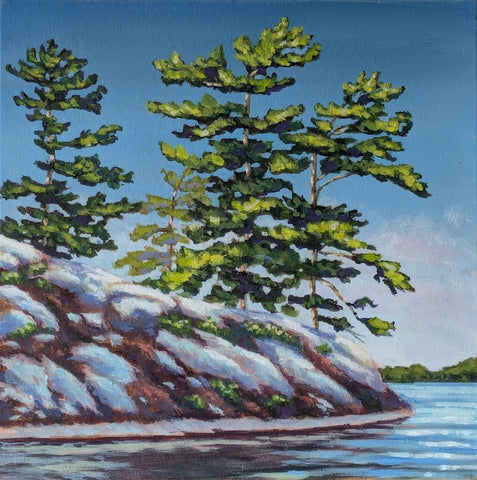 Flagged - original painting by Rosalyn Insley