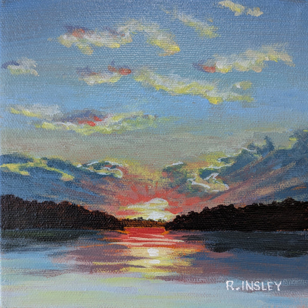 A Thousand Sunsets #40 original painting by Rosalyn Insley