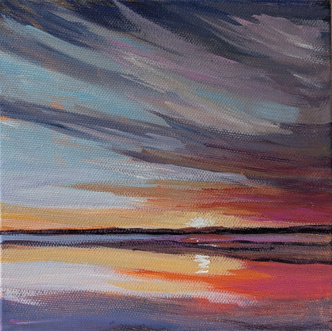 A Thousand Sunsets #44 original painting by Rosalyn Insley