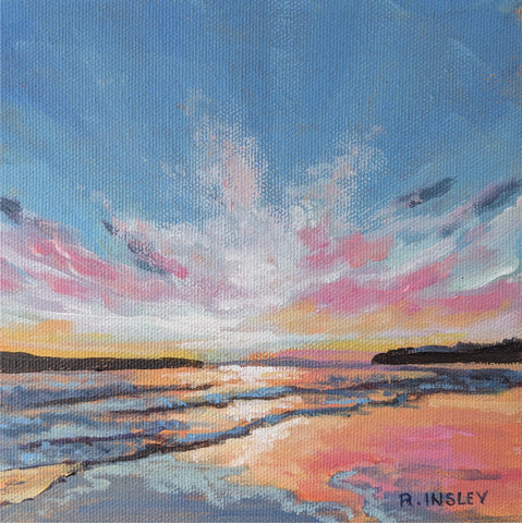 A Thousand Sunsets #36 original painting by Rosalyn Insley
