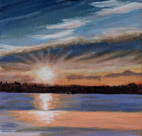 A Thousand Sunsets #43 original painting by Rosalyn Insley