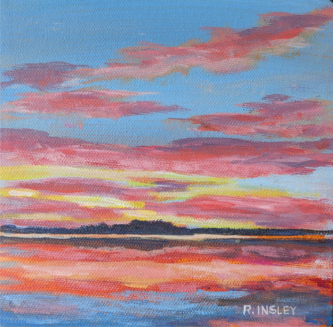 A Thousand Sunsets #37 original painting by Rosalyn Insley