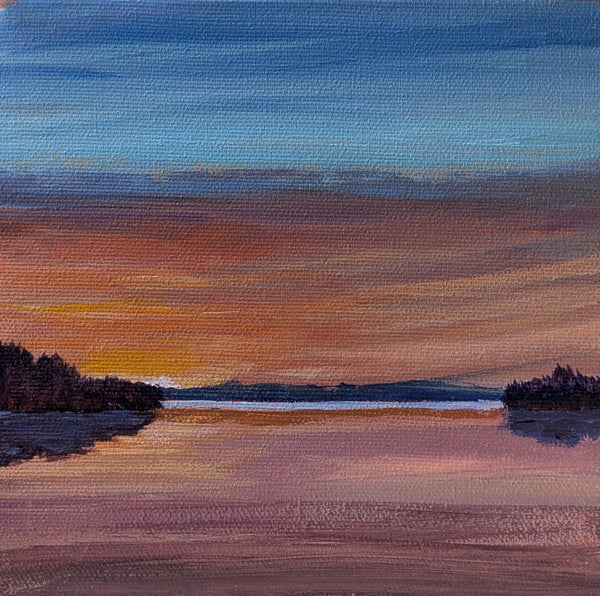 A Thousand Sunsets #45 original painting by Rosalyn Insley