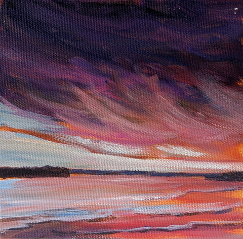 A Thousand Sunsets #41 original painting by Rosalyn Insley