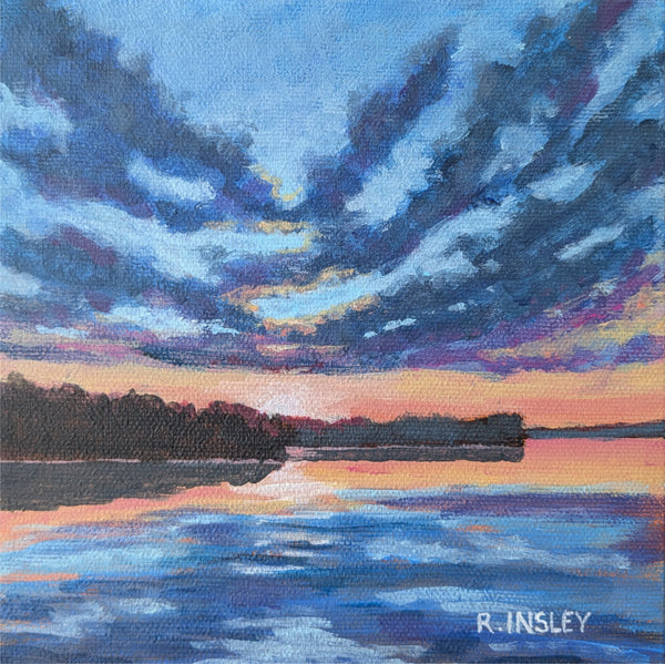 A Thousand Sunsets #35 original painting by Rosalyn Insley