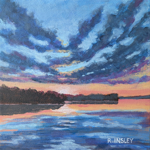 A Thousand Sunsets #35 original painting by Rosalyn Insley