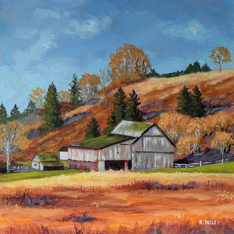 The Homestead - original painting by Rosalyn Insley