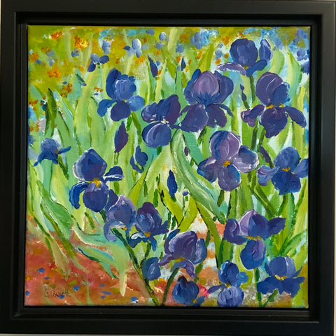 Thank You Van Gogh original acrylic by Gail Dowsett
