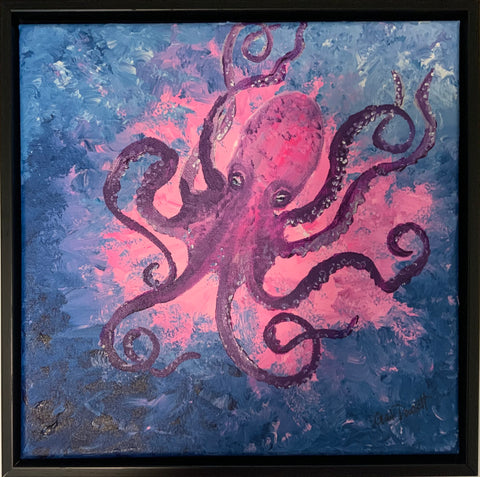 Stirring up Trouble original acrylic by Gail Dowsett