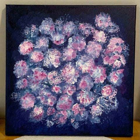 Midnight Bouquet original acrylic by Gail Dowsett
