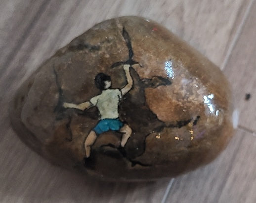 Painted Rock - Climber RCK016
