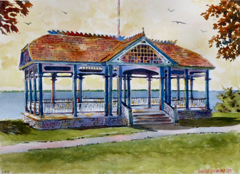 Newlands Pavillion II #609 - Original by David Gilmore