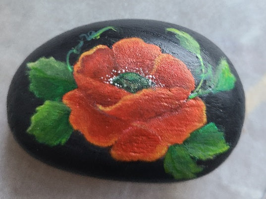 Painted Rock - Poppy RCK044