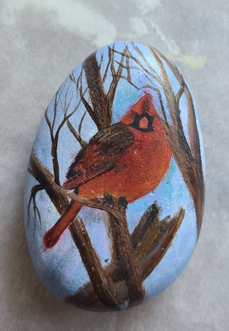 Painted Rock - Cardinal RCK041