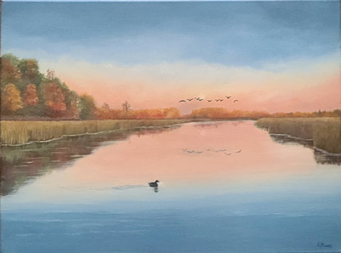 Join Me! Original painting by Elaine Burke