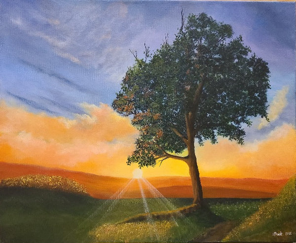 “Standing Tall” Original painting by Elaine Burke