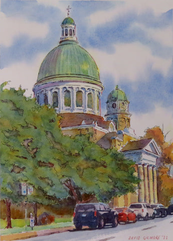 St. Georges Cathedral From the Northwest  #503- Original by David Gilmore