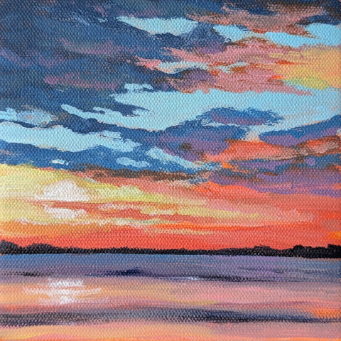 A Thousand Sunsets #49 original painting by Rosalyn Insley