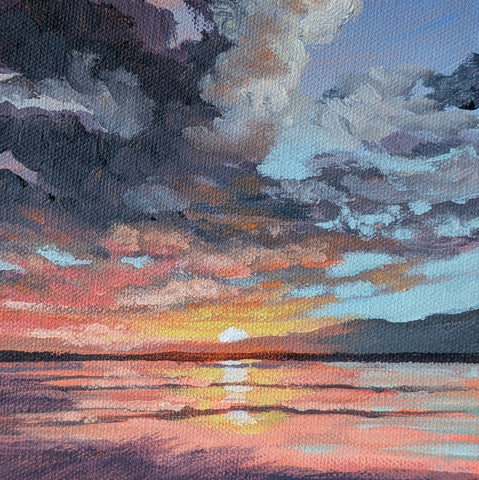 A Thousand Sunsets #47 original painting by Rosalyn Insley