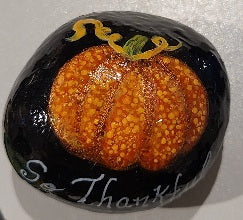 Painted Rock - Pumpkin RCK059