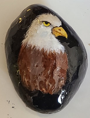 Painted Rock - Bald Eagle RCK066