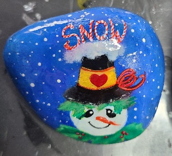 Painted Rocks - Winter