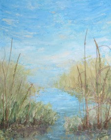 Wetlands # 24 - original painting by Carla Miedema