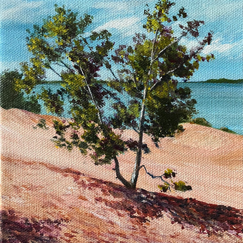 Sandbanks - original painting by Valerie Spence Hounsell