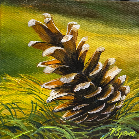 Beneath the Bough - original painting by Valerie Spence Hounsell