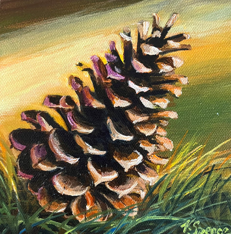 Nestled In - original painting by Valerie Spence Hounsell