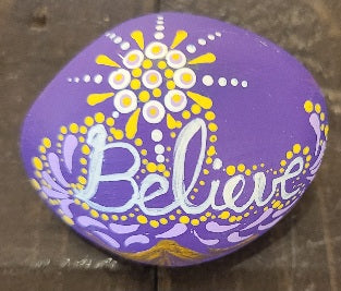 Painted Rocks Dotted Art by Elaine Burke