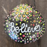 Painted Rocks Dotted Art by Elaine Burke