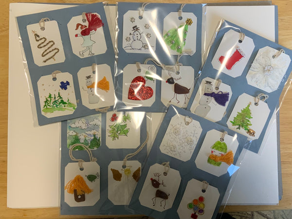 Gail’s Whimsical Gift Tags Pack of 4j