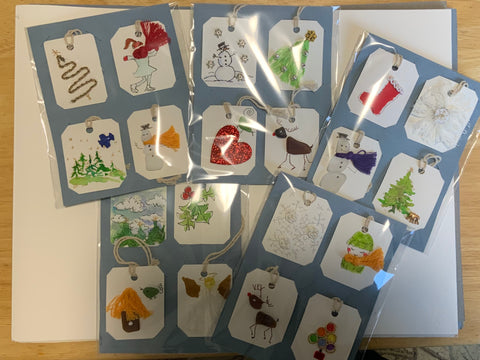 Gail’s Whimsical Gift Tags Pack of 4j