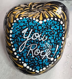 Painted Rocks Dotted Art by Elaine Burke