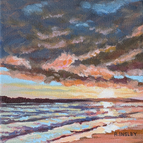 A Thousand Sunsets #65 - original painting by Rosalyn Insley