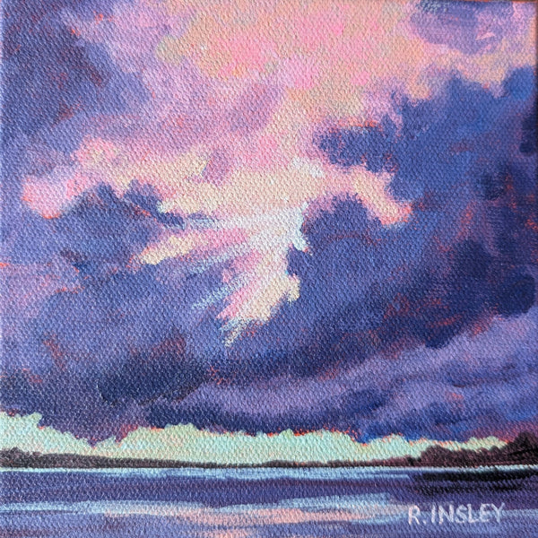 A Thousand Sunsets #58 - original painting by Rosalyn Insley