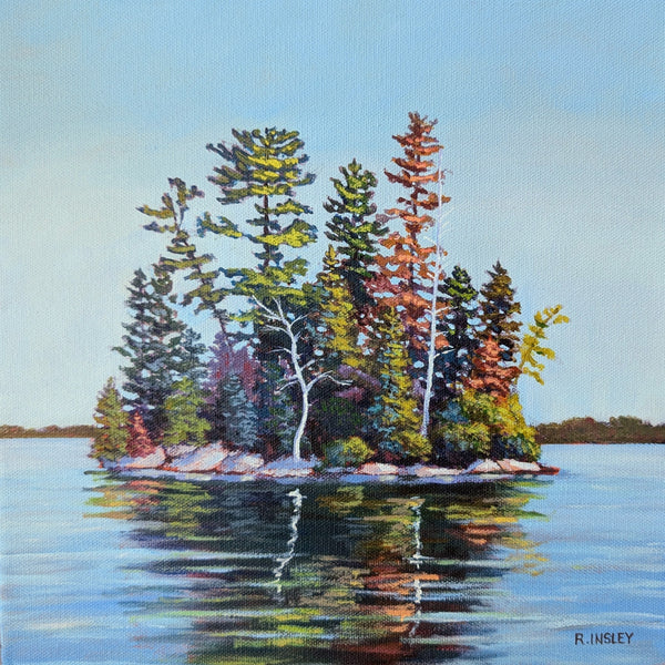 Two Sisters: Why Island - original painting by Rosalyn Insley