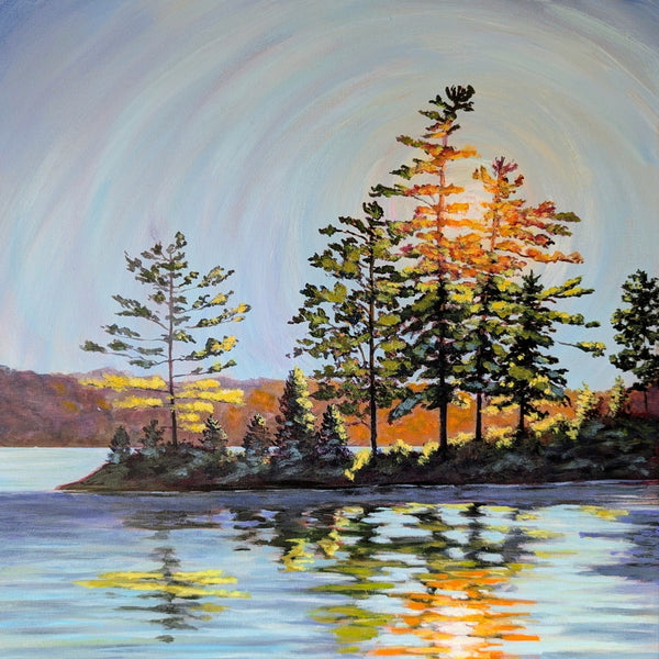 A Halo of Light - original painting by Rosalyn Insley